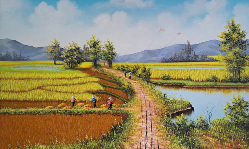 Tranh đồng quê 05