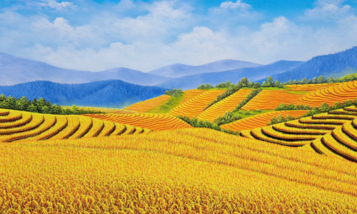 Tranh đồng quê 20